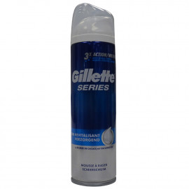 Gillette Series espuma de afeitar 250 ml. Revitalizante.