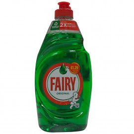 Fairy lavavajillas líquido 433 ml. Original.