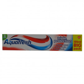 Aquafresh pasta de dientes 125 ml. Triple protección.
