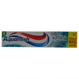 Aquafresh pasta de dientes 125 ml. Active fresh.