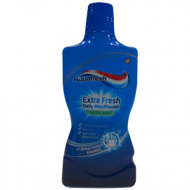 Aquafresh mouthwash 500 ml. Fresh mint.