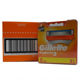 Gillette Fusion 5 razor 8 u. Minibox.