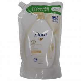 Dove gel de baño 720 ml. Eco-recambio seda.