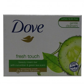 Dove jabón en pastilla 100 gr. Pepino y té verde.
