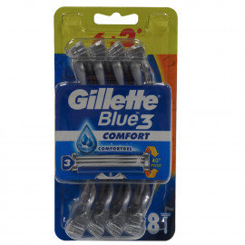 GIllette Blue 3 maquinilla de afeitar 6 + 2 u.. Comfort.