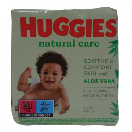Huggies baby wipes 3X56 u. Natural care.