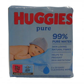Huggies toallitas 3X56 u. Pure.