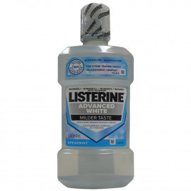Listerine antiseptico bucal 500 ml. Advance white.