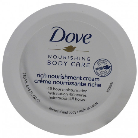 Dove intensive cream 250 ml. Original.