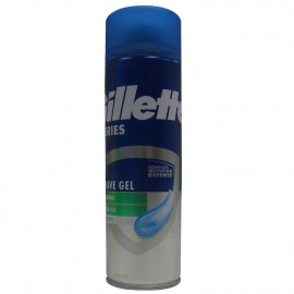 Gillette Series shaving gel 200 ml. Sensitive Aloe Vera.