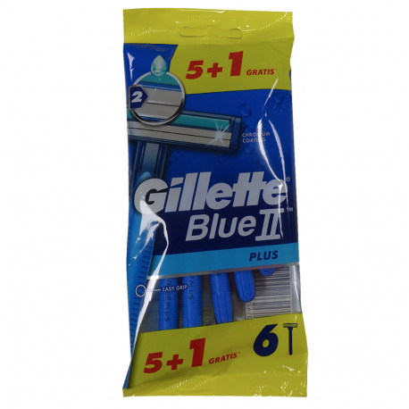 Gillette Blue II Plus maquinilla de afeitar 5+1.