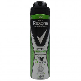 Rexona desodorante spray 150 ml. Men invisible fresh power.