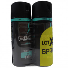 Axe desodorante bodyspray 2X150 ml. Fresh Apollo.