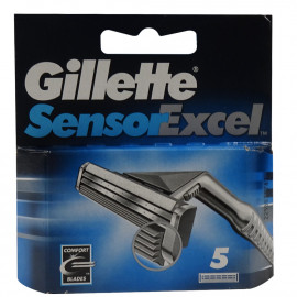 Gillette Sensor Excel blades 5 u.