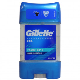 Gillette desodorante stick gel 70 ml. Power rush.