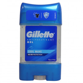 Gillette desodorante stick gel 70 ml. Cool Wave.