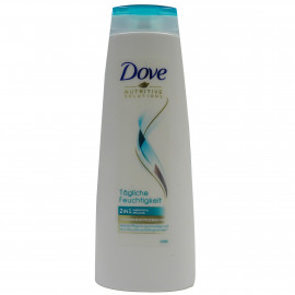 Dove shampoo 250 ml. 2 in 1 daily moisture.