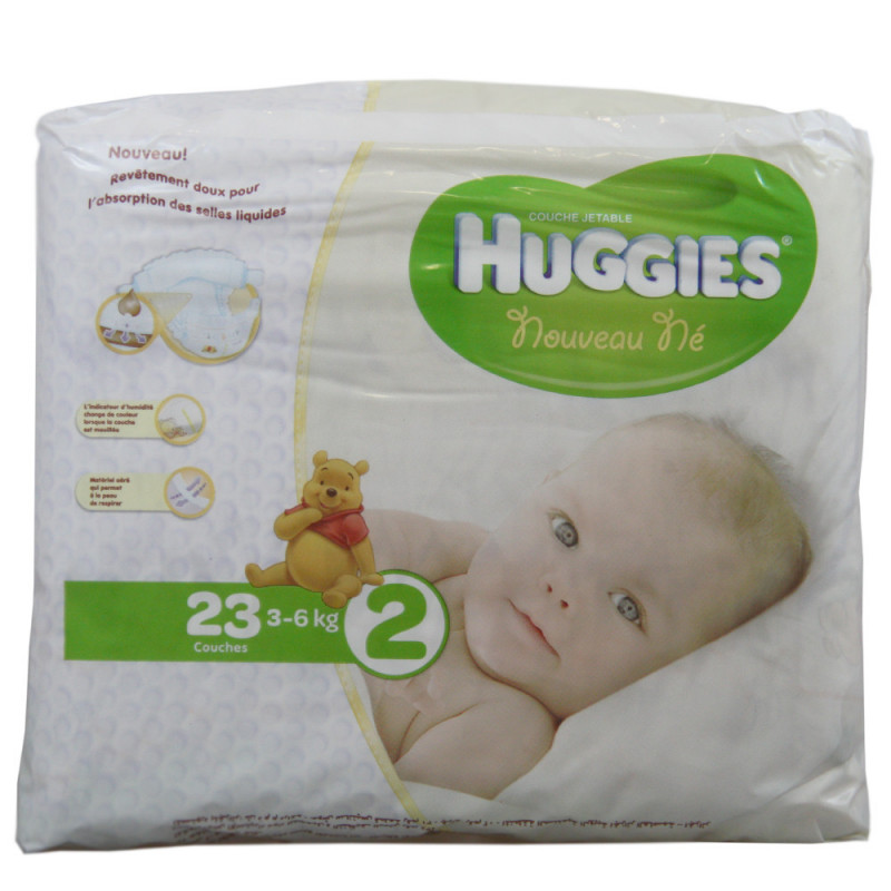 huggies newborn nappies size 2