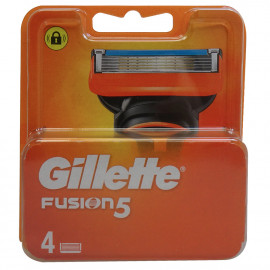 Gillette Fusion 5 cuchillas 4 u.