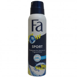 Fa desodorante spray 150 ml. Sport.