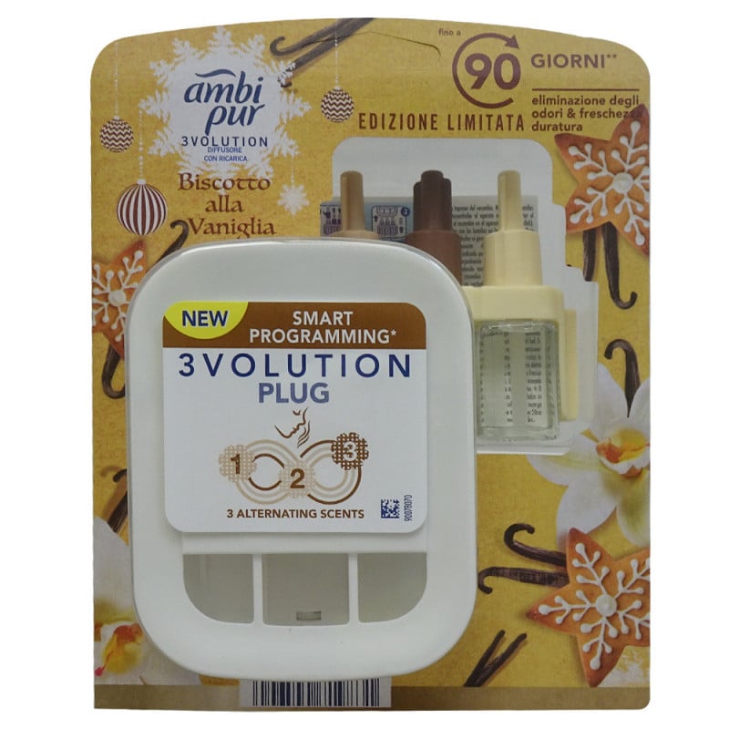 Ambipur 3volution electric diffuser + refill 20 ml. Vanilla. - Tarraco  Import Export