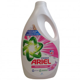 Ariel detergent gel 40 dose 2,200 ml. Fresh sensations.
