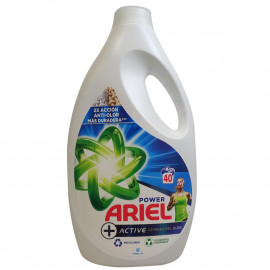 Ariel detergente gel 40 dosis 2,200 ml. Active defensa del olor.