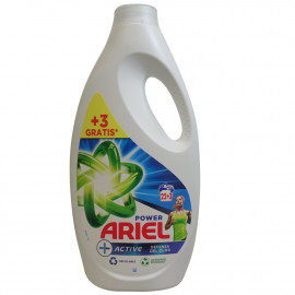 Ariel detergente gel 25 dosis 1,375 ml. Active+ defensa del olor.