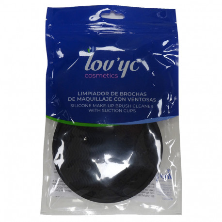 Lov'yc make-up brush cleaner with suction cups.