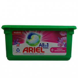 Ariel detergente en cápsulas All in One 30 u. Fresh sensations.