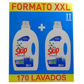 Skip detergente líquido duplo 85+85 dosis 2X4,25 l.