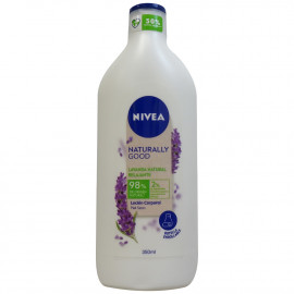 Nivea body milk 350 ml. Naturally Good Lavanda Natural.