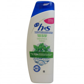 H&S shampoo 300 ml. Anti-dandruff menthol fresh.