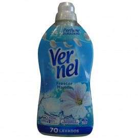 Vernel concentrated softener 70 dose 1,260 l. Fresh marine.