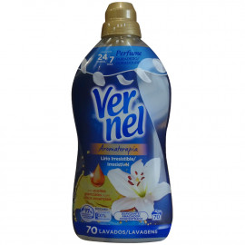 Vernel concentrated softener 70 dose 1,260 l. Aromatherapy irresistible lilium.