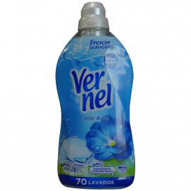 Vernel concentrated softener 70 dose 1,260 l. Blue sky.