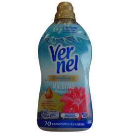 Vernel concentrated softener 70 dose 1,260 l. Maldives aromatherapy.