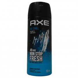 Axe desodorante bodyspray 150 ml. Ice chill.