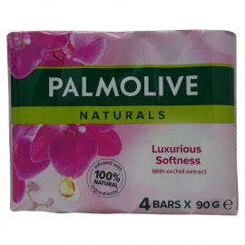 Palmolive pastilla de jabón 4X90 gr. Orquídea.