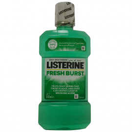 Listerine antiseptico bucal 500 ml. Menta fresca.