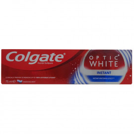 Colgate pasta de dientes 75 ml. Optic White Instant.