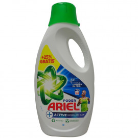 Ariel detergente gel 30 dosis 1500 ml. Active malos olores.