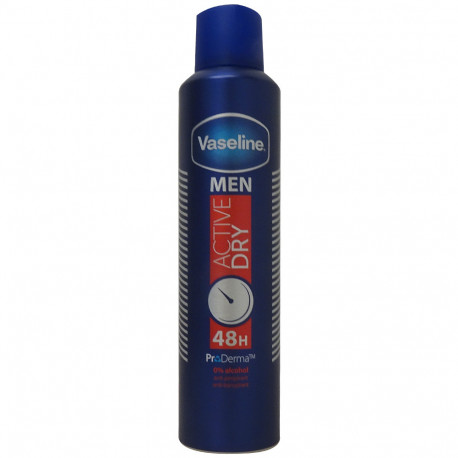 Vaseline desodorante spray 250 ml. Men Active dry.
