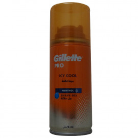 Gillette shave gel 75 ml. Icy Cool.