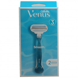Gillette Venus Smith razor 3 blades + 1 refill.