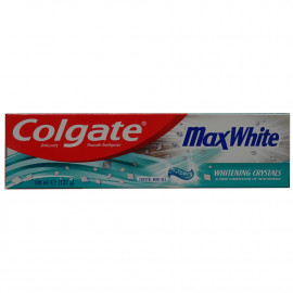 Colgate pasta de dientes 100 ml. Max White cristales blanos.