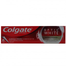 Colgate pasta de dientes 75 ml. Optic White extra poder.