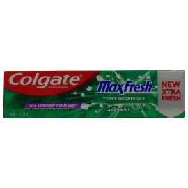Colgate pasta de dientes 100 ml. Max Fresh clean mint.