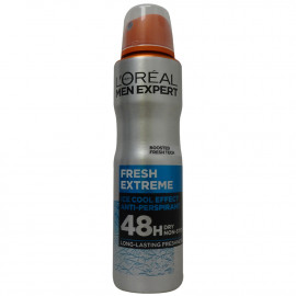L'Oreal men expert desodorante spray 150 ml. Fresh extreme.