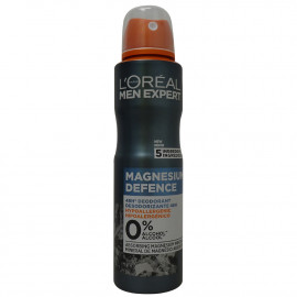 L'Oreal men expert spray deodorant 150 ml. Magnesium defence. - Tarraco ...